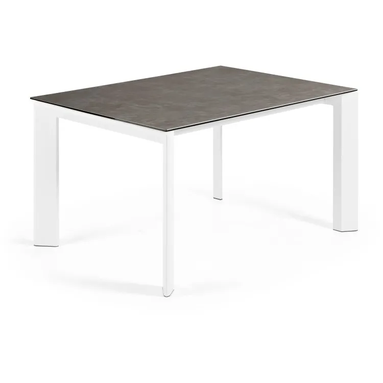 Стол Atta 140 (200) x90 белый керамика
