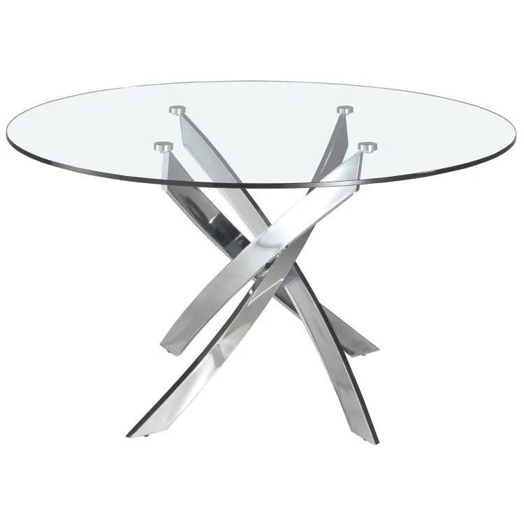 Стол обеденный F2133 /1061 стеклянный Ø110