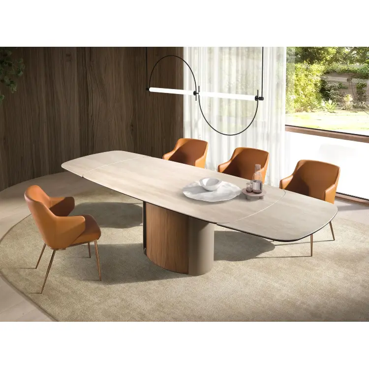 Стул 4162 из коричневой экокожи