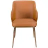 Стул 4162 из коричневой экокожи