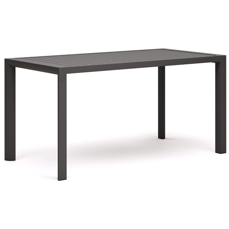 Culip Алюминиевый уличный стол с порошковым покрытием серого цвета 150 x 77 см