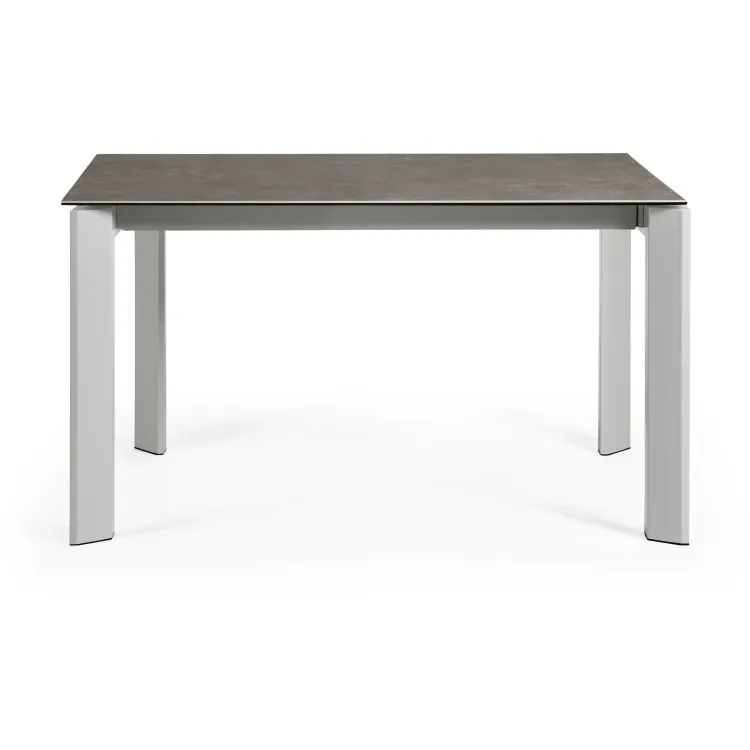 Стол Atta 140 (200) x90 серый керамика