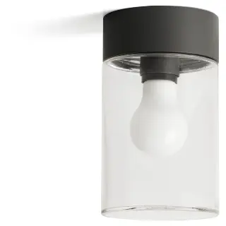 Потолочный уличный светильник Kila серый/прозрачный