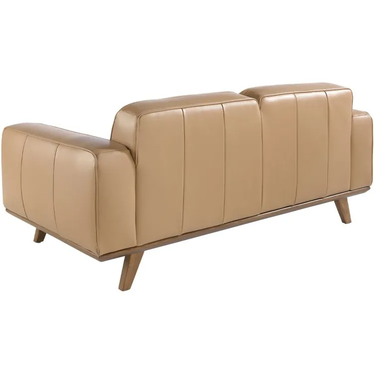 Диван 2-х местный 6119/5606-2P-M5668 с обивкой из стеганой кожи
