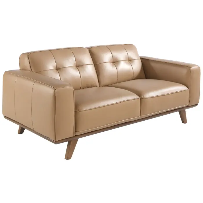 Диван 2-х местный 6119/5606-2P-M5668 с обивкой из стеганой кожи