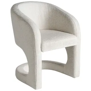 Кресло Bilais кремового цвета