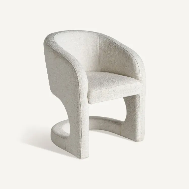 Кресло Bilais кремового цвета