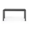 Стол Atta 160 (220) x90 графит керамический