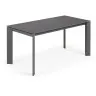 Стол Atta 160 (220) x90 графит керамический