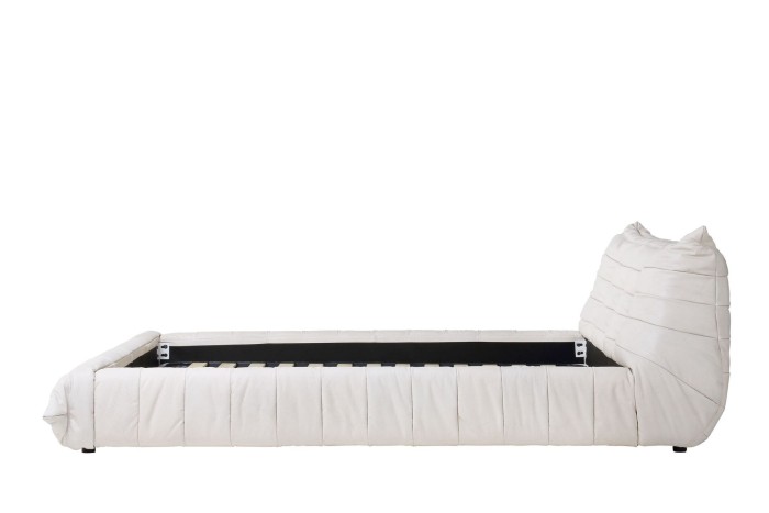 Двуспальная кровать RBD029 New Vintage Ivory leather