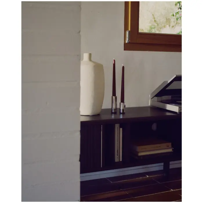 Mailen Тумба под ТВ с 2 дверцами из ясеневого шпона темной отделки 200 х 50 см