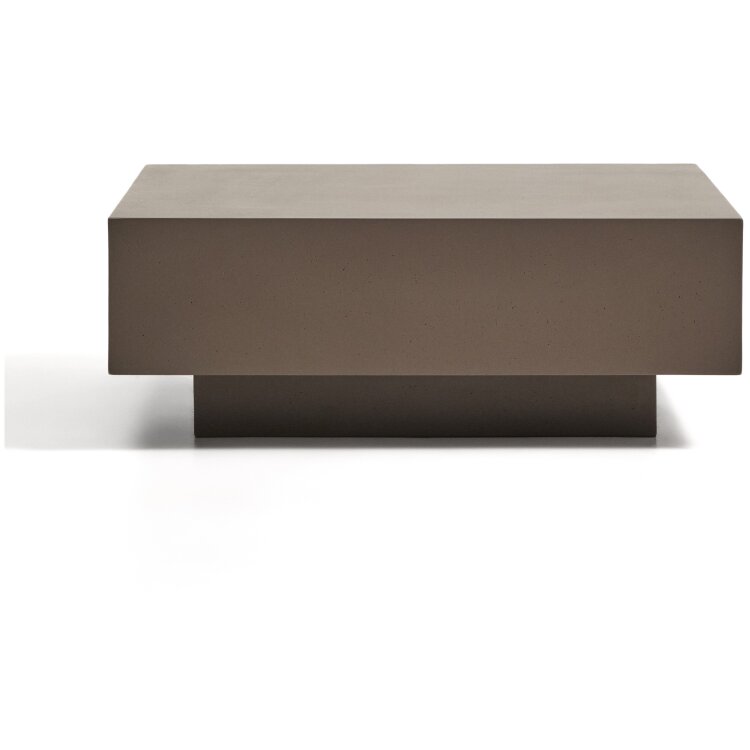 Уличный столик Rustella из коричневого бетона, 60 x 60 см