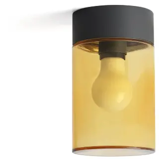 Потолочный уличный светильник Kila серый/янтарный