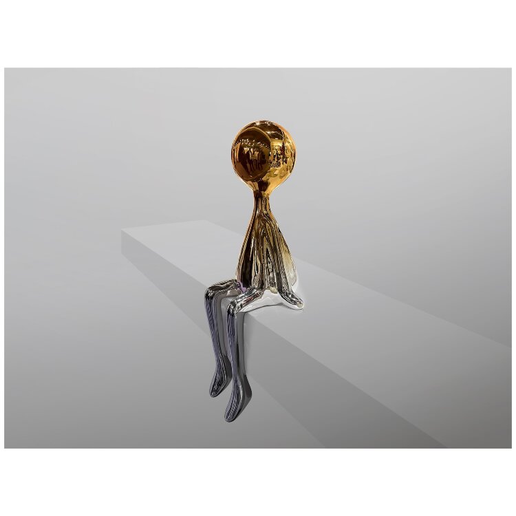 Sit down Фигура серый/оранжевый