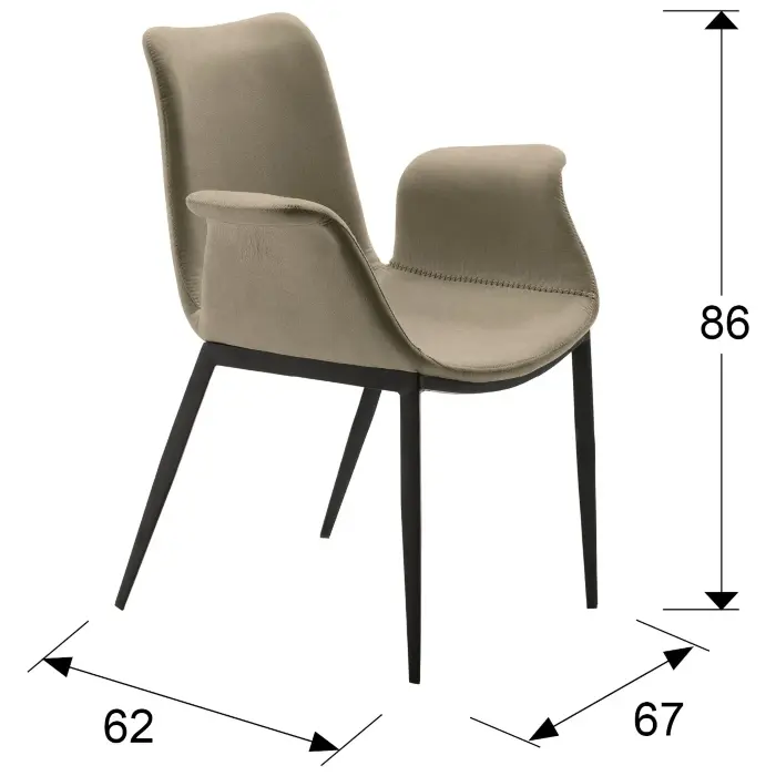 Кресло Sowa бежевое