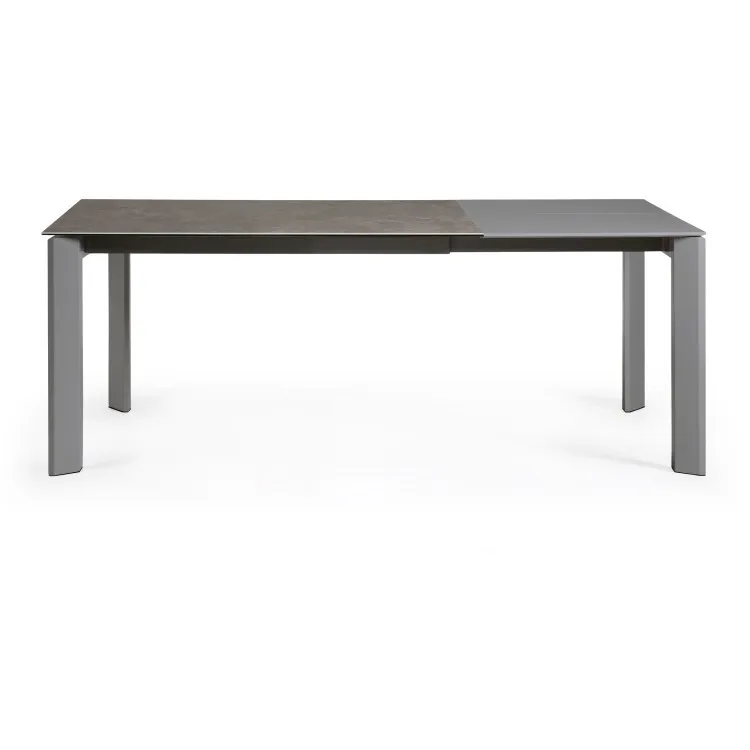 Стол Atta 140 (200) x90 графит керамика