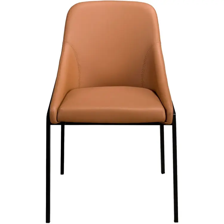 Стул 4161 из оранжевой экокожи