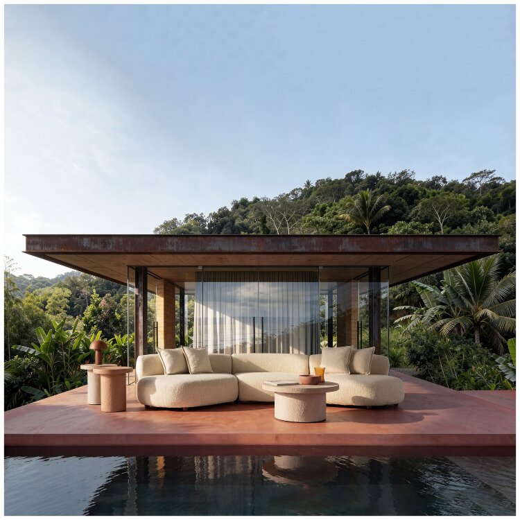 Уличный журнальный столик BANFE 37212