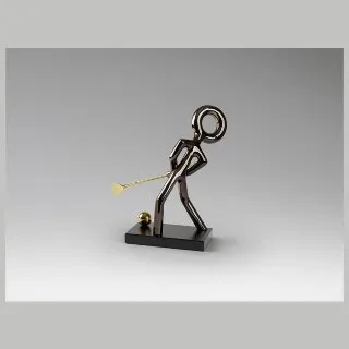 Golf Декоративная фигура -черный/золотой