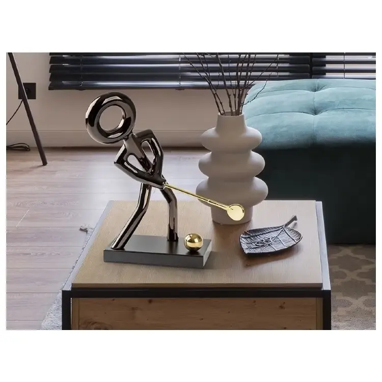 Golf Декоративная фигура -черный/золотой