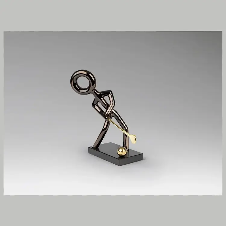 Golf Декоративная фигура -черный/золотой