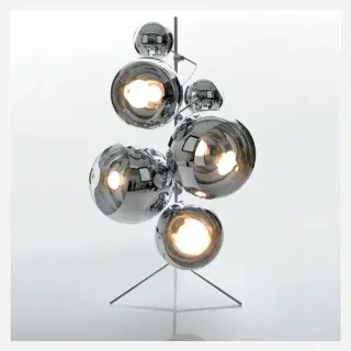 Торшер Mirror Ball Tripod Stand