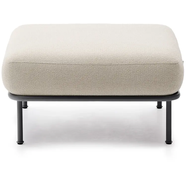 Пуф для ног Aurum цвета экрю 85 x 85 см