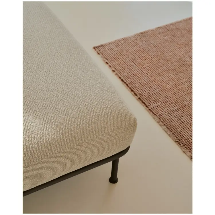 Пуф для ног Aurum цвета экрю 85 x 85 см