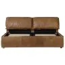 Двуспальная кровать RBD032 New Nut ter leather with Rubber wood feet