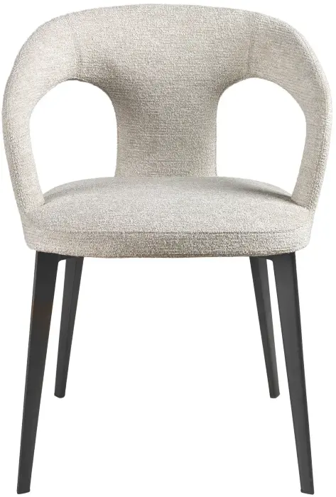 Стул 4173 из ткани цвета слоновой кости