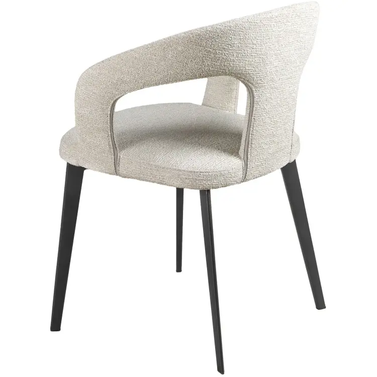 Стул 4173 из ткани цвета слоновой кости