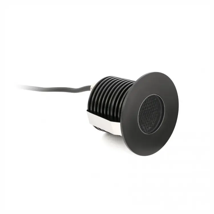 Встраиваемый ландшафтный светильник Grund 7W черный