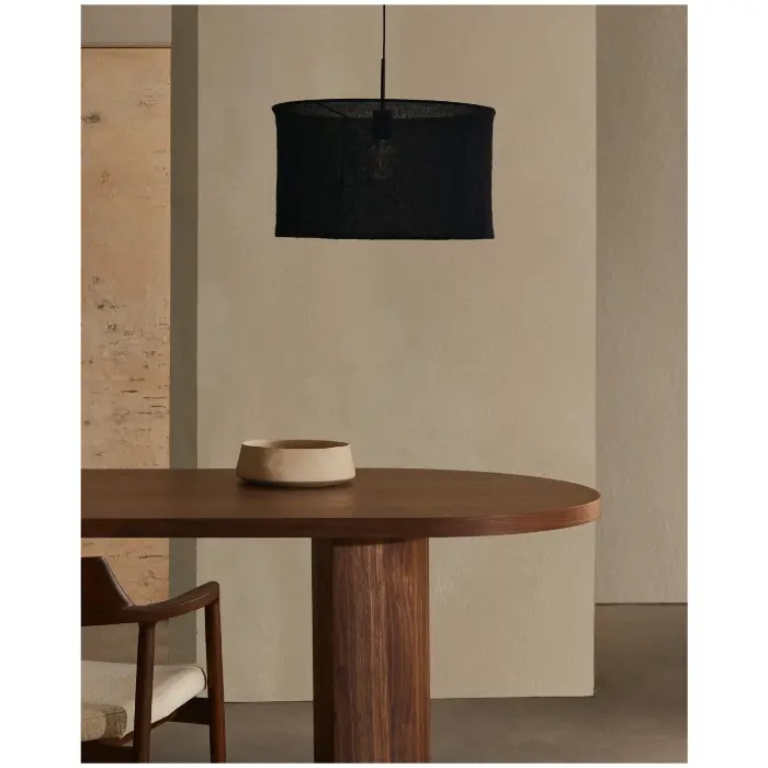 Стол Nealy с ореховым шпоном в темной отделке, 240 x 100 см