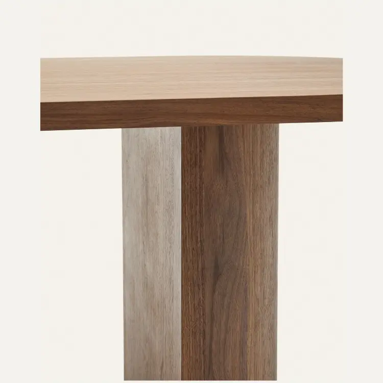 Стол Nealy с ореховым шпоном в темной отделке, 240 x 100 см