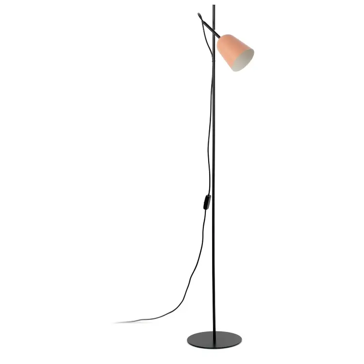 Торшер STUDIO розовый абажур 1xE14