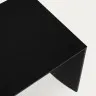 Черный лакированный журнальный столик Litto из МДФ, 90 x 45 см