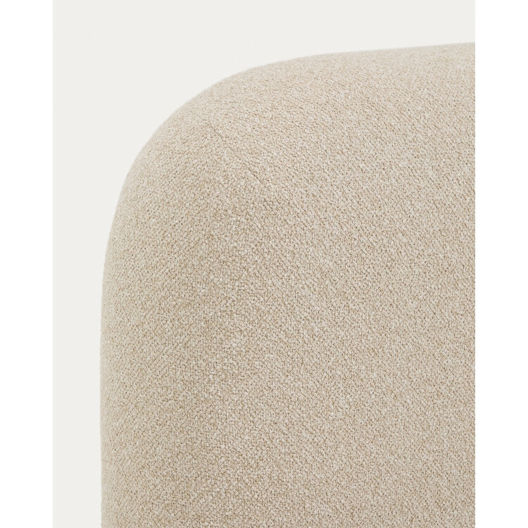 Кровать Odina из ткани букле цвета экрю 160 x 200 см