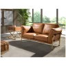 2-местный диван из кожи цвета Camel 6229