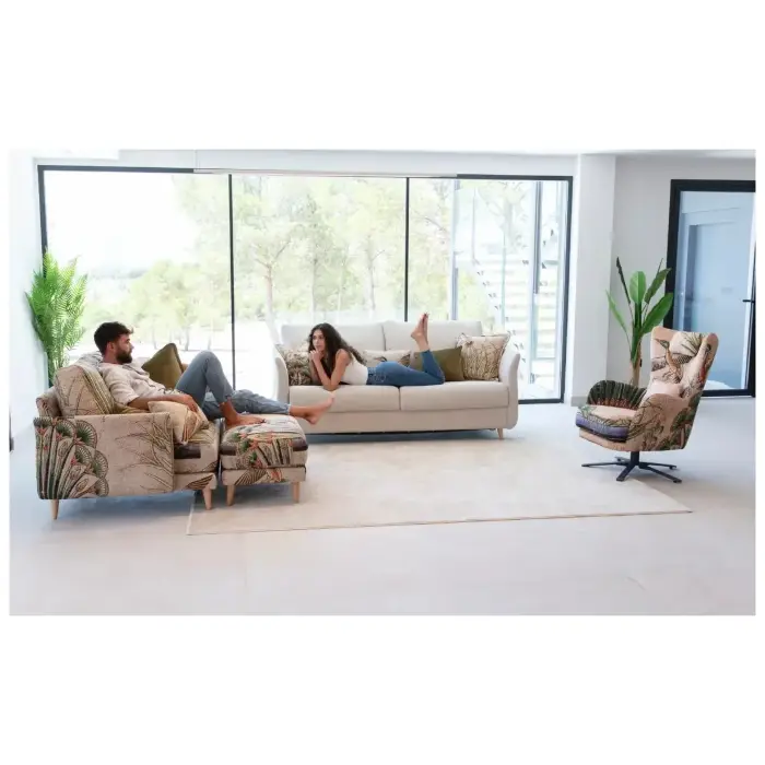 Кресло Helsinki с пуфом S1P