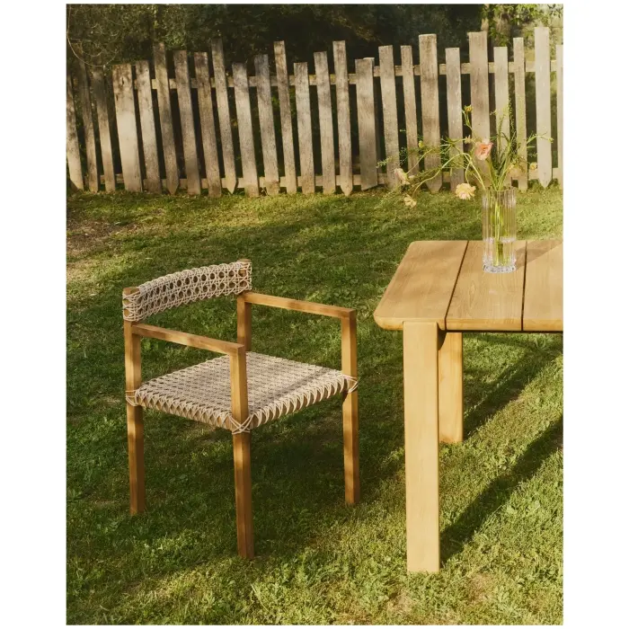 Giverola Стул из массива тикового дерева