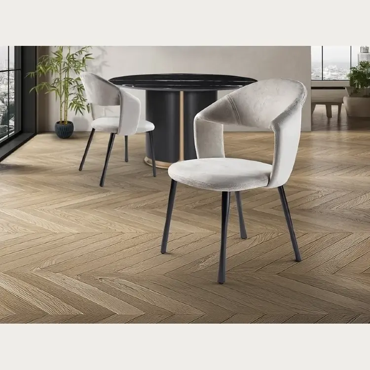 Willy Стул каменно-серый/черный