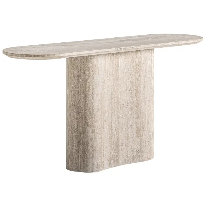 Консольный столик Thiennes из травертина