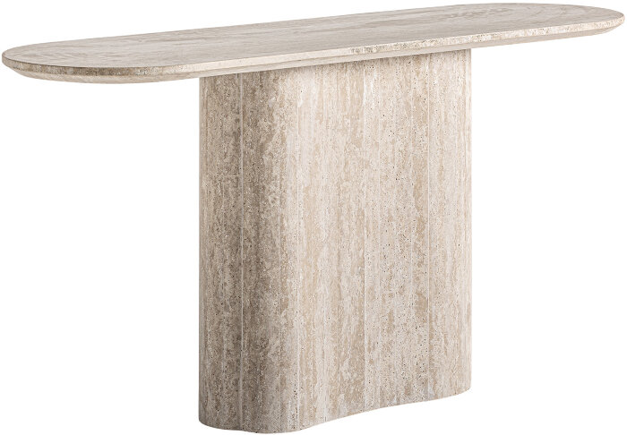 Консольный столик Thiennes из травертина