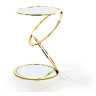 Столик приставной Aros Ø45 золотой