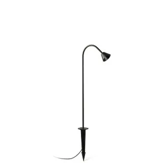 LILY 650 Уличный маяк на штыке черный LED 3W 2700K