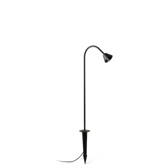 LILY 650 Уличный маяк на штыке черный LED 3W 2700K