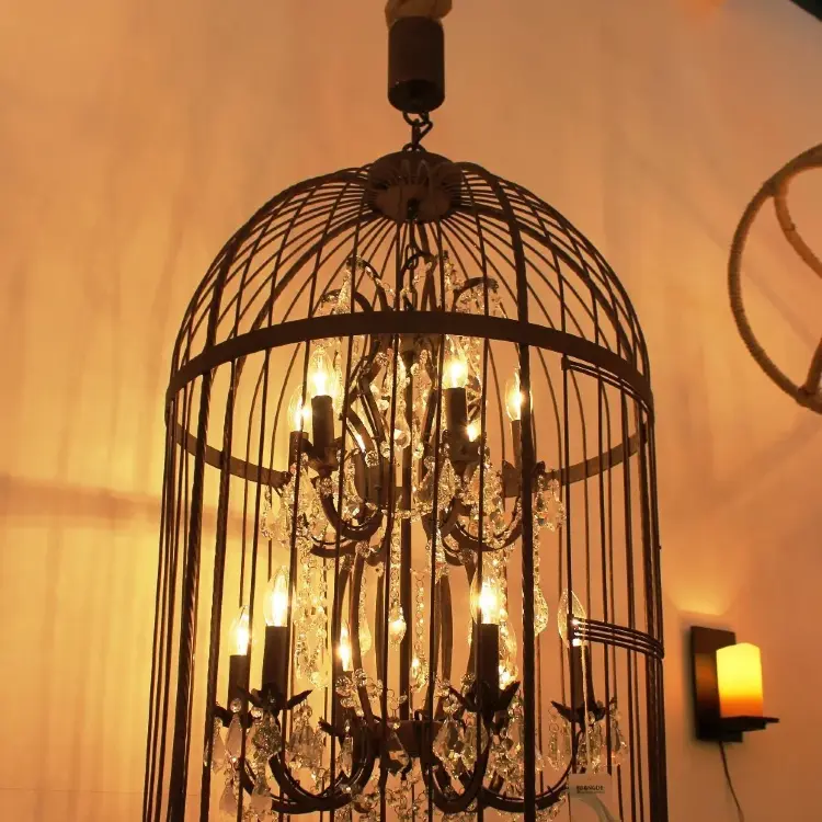 Люстра Vintage birdcage 5006–D4+4