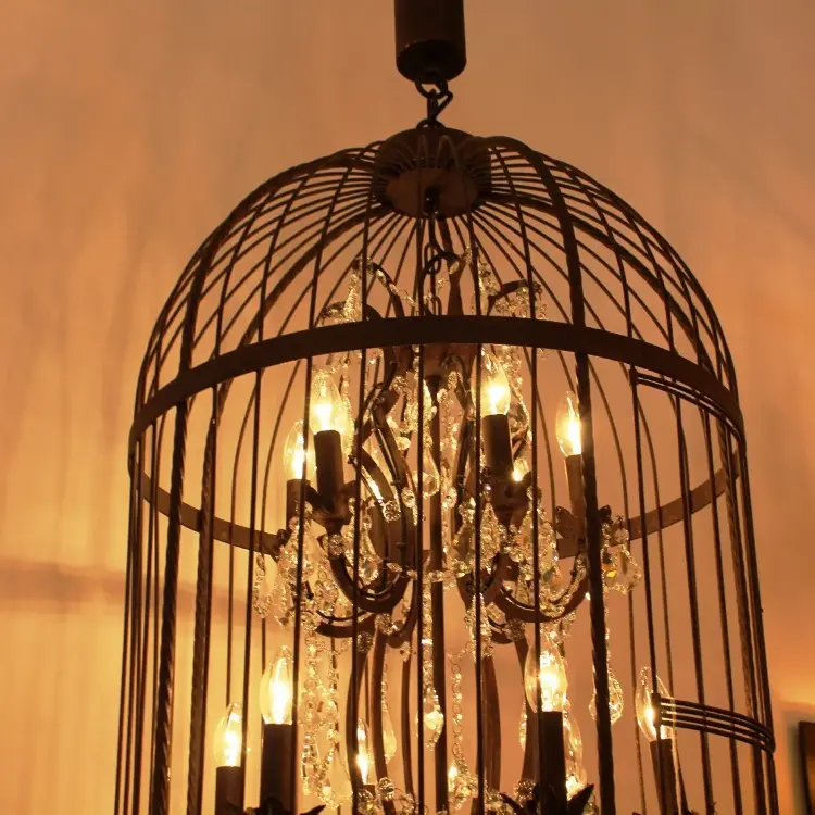 Люстра Vintage birdcage 5006–D4+4