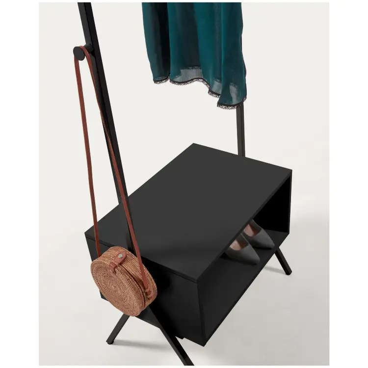 Вешалка Bently черный меламин