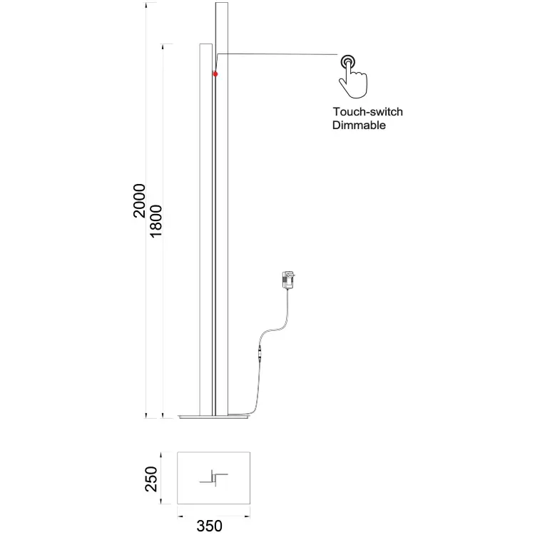 9203 Напольный светильник MANHATTAN
